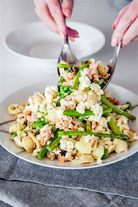 Salmon and Ricotta Orecchiette — La Casa Del Formaggio