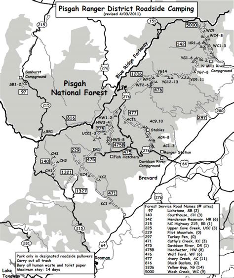 Pisgah National Forest Map | Gadgets 2018