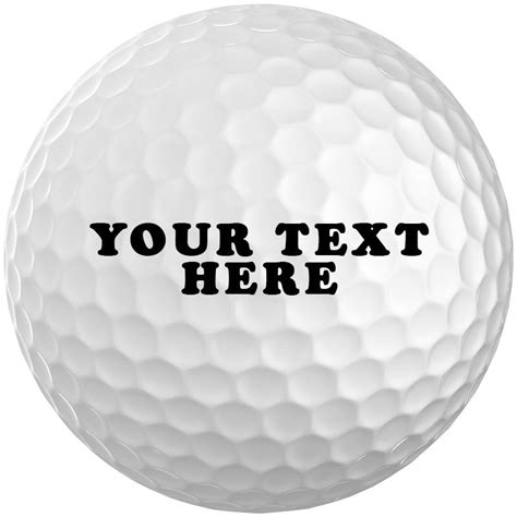 Personalized Golf Balls Box of 3 Custom Text or Logo Golf Balls ...