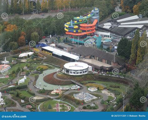 Mini Europe Seen from the Atomium in Brussels, Belgium. Editorial Photo - Image of designed ...