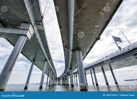 Border Bridge between Hong Kong and Shenzhen Stock Image - Image of ...