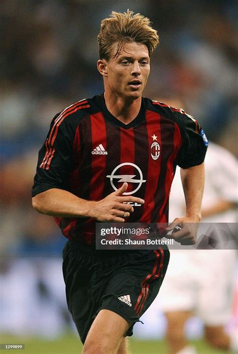 Jon Dahl Tomasson of AC Milan during the Real Madrid Centenary... News Photo - Getty Images