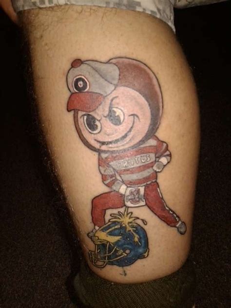 The 15 Worst Ohio State Buckeyes Tattoos On The Internet