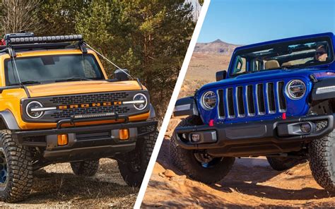 2021 Ford Bronco vs. 2020 Jeep Wrangler: The Numbers - The Car Guide