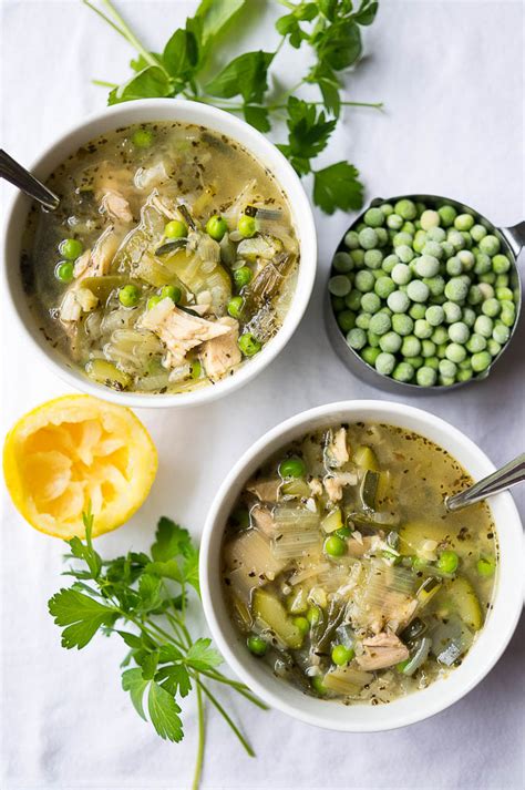 Pressure Cooker Spring Chicken Soup - Kitschen Cat