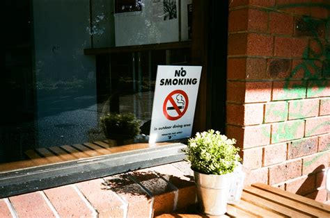 No smoking in outdoor dining area | Photographed using the O… | Flickr