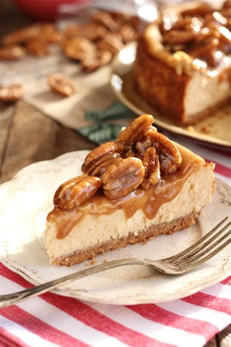 Easy Caramel Pecan Cheesecake - Southern Bite