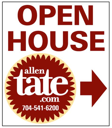 Open House Directional - Artisan Signs and Graphics