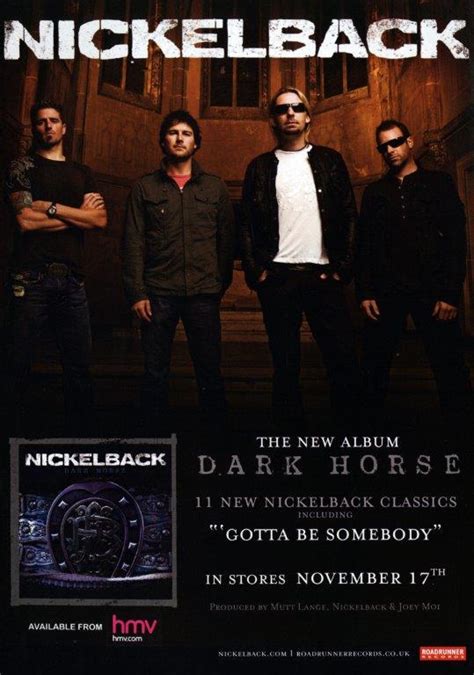 NICKELBACK Dark Horse Poster Print - prints4u