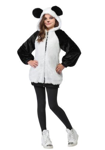 Panda Hooded Jacket Costume for Girls