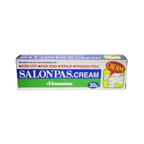 Salonpas Cream 30g Online at Best Price | Muscular Pain Relief | Lulu Indonesia