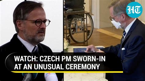 How Covid-stricken Czech prez named Petr Fiala new PM in an unusual ceremony | Hindustan Times