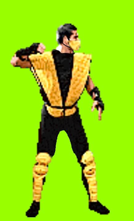 Scorpion Mortal Kombat 1 Sprite by tristinscott1998 on DeviantArt