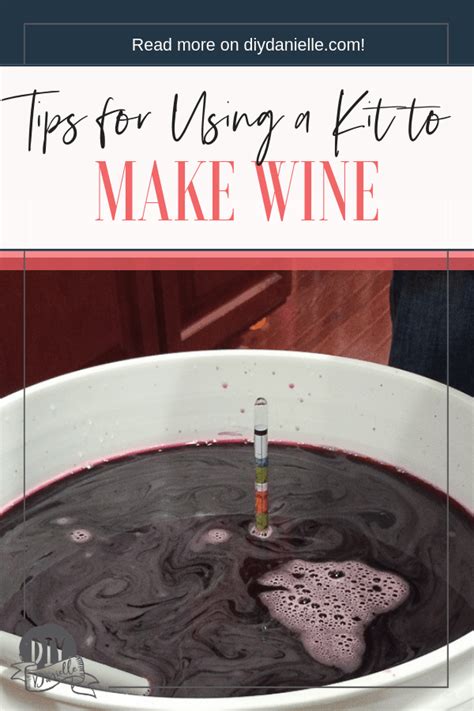 Tips for Making Wine from a Homemade Wine Kit - DIY Danielle®