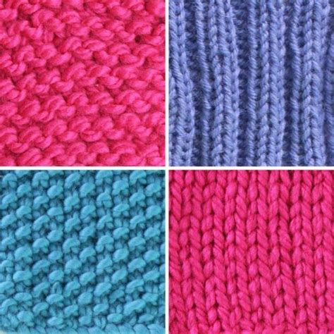 7 Basic Knitting Stitches for Beginners | TREASURIE