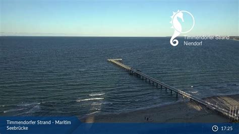 Webcam Timmendorfer Strand MARITIM Seebrücke • Ostsee und Holsteinische Schweiz • Panorama