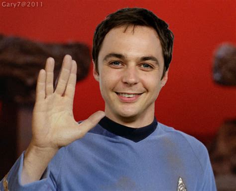 Jim Parsons Gives Vulcan Salute | Original photo of Spock in… | Flickr