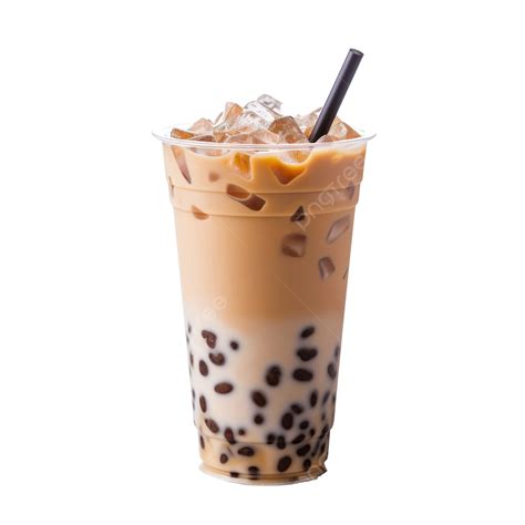 Chocolate Boba Drink With Nata De Coco, Drink, Chocolate, Ice PNG Transparent Image and Clipart ...