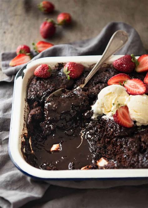 Chocolate Self Saucing Pudding | RecipeTin Eats