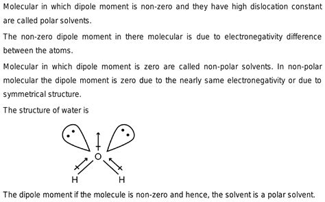 what is polar and non polar solvents?? why is water a polar solvent?