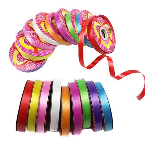 30 yd/roll Balloon Ribbons 12mm Birthday Gifts Wrapping Curling Ribbon Wedding Party Decoration ...