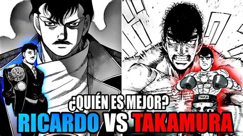 TAKAMURA VS RICARDO MARTINEZ QUIÉN ES EL MEJOR BOXEADOR DE HAJIME NO IPPO ??? - YouTube