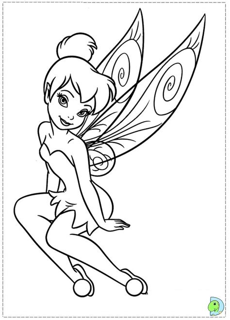 Tinkerbell in The Secret of the Wings coloring pages- DinoKids.org