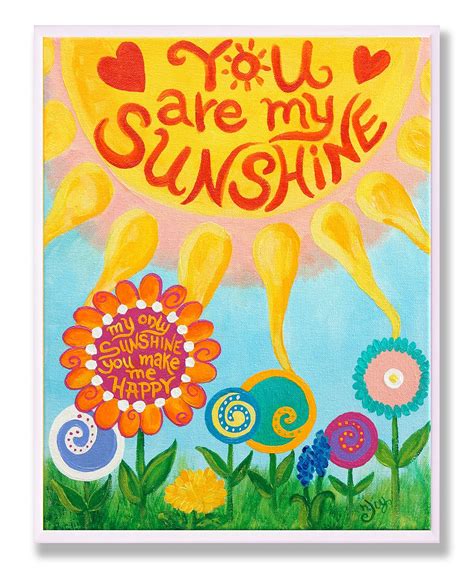 'You Are My Sunshine' Wall Art | Wall art plaques, You are my sunshine, Framed wall art