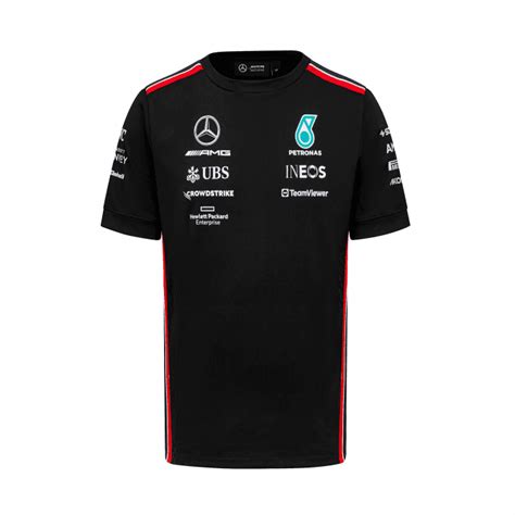 Mercedes AMG Petronas F1 Team T-Shirt Black 2022