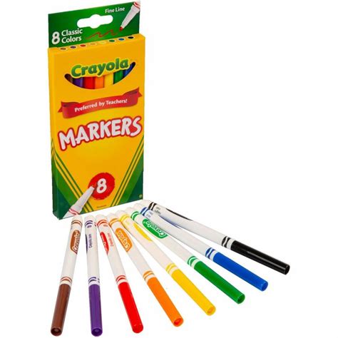 Crayola Fine Tip Classic Markers - The Knowledge Tree