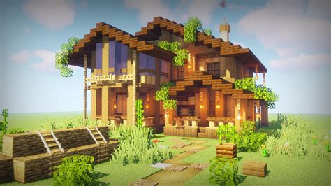 I made a log cabin on Minecraft! : r/Minecraft