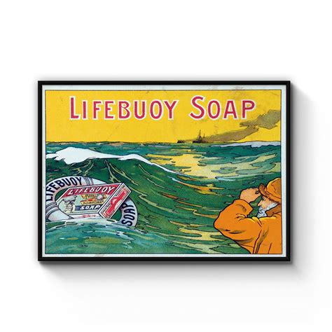 Lifebuoy Soap Vintage Advert Classic Special Black Frame Wall | Etsy