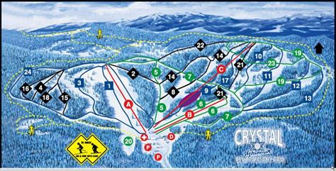 Crystal Mountain BC Trail Map | Liftopia