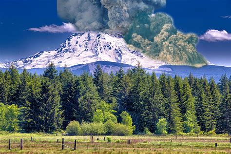 Mount Rainier eruption. by NWRJames5 on DeviantArt