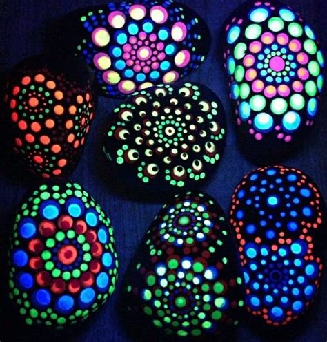 Diy Glow In The Dark Painted Rocks | Skin care and Glowing | Claude