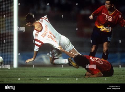 Soccer barcelona olympic games 1992 final spain poland camp nou hi-res ...