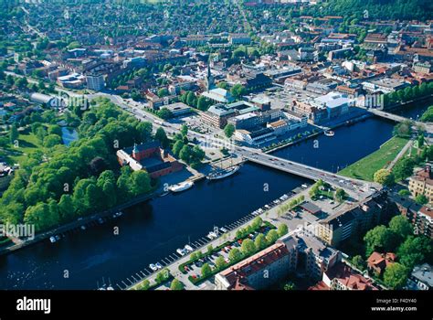 View over Halmstad, Sweden Stock Photo - Alamy