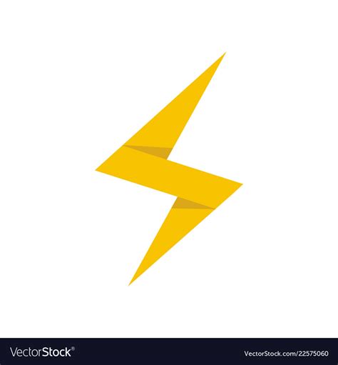 Lightning logo design Royalty Free Vector Image