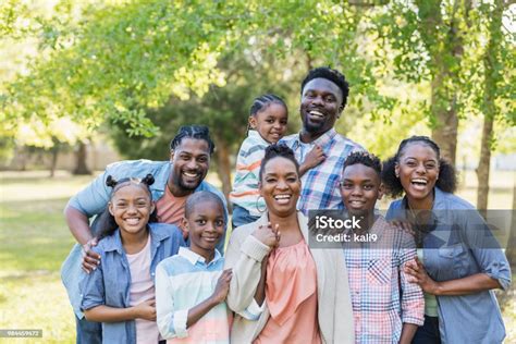 Large Africanamerican Family Reunion Stock Photo - Download Image Now ...