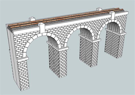 Free STL file HO Scale Arched Stone Bridge 🌉・3D print model to download ...