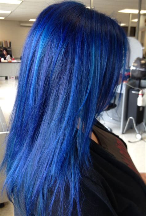 Electric Blue Hair Dye For Dark Hair - Park Art