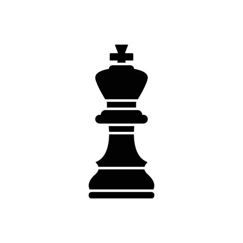 chess king piece 25782527 Vector Art at Vecteezy