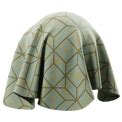 Geometric Pattern Upholstery Fabric Texture, Eucalyptus Green - Poliigon