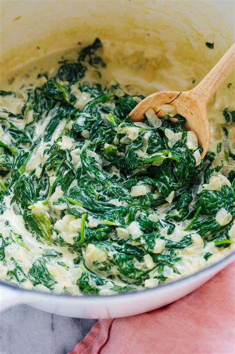 Fresh Creamed Spinach Recipe - Cookie and Kate