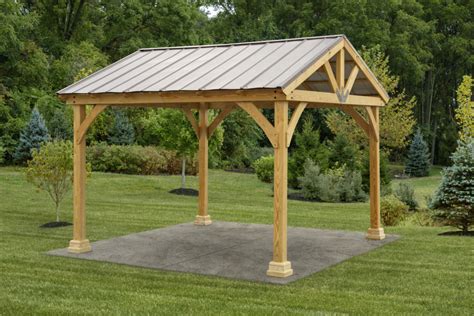 12x12 Backyard Wood Pavilion Kit - YardCraft