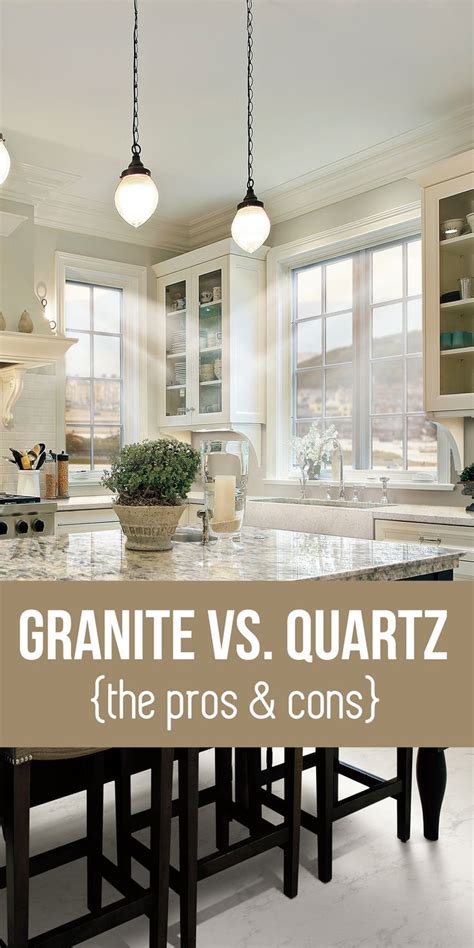 Granite Vs. Quartz Countertops | Kitchen projects design, Home decor, Home