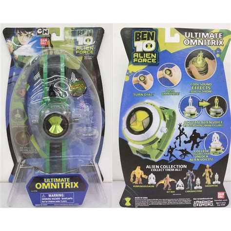 BEN 10 Alien Force Ultimate Omnitrix Watch wz Light & Sounds | Shopee ...