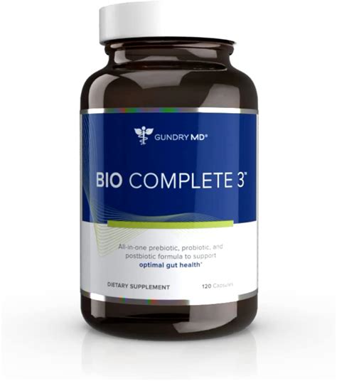 Gundry MD Bio Complete 3 Optimal Gut Health Capsules 120 Count 688953895531 | eBay