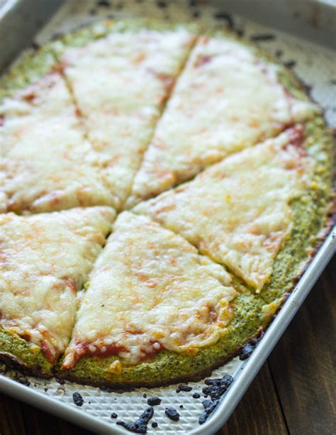 Broccoli Crust Pizza (Low-carb, Gluten free) | Gimme Delicious