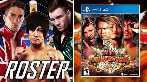 Fire Pro Wrestling World - NJPW Roster & DLC Wrestlers List! (FPWW PS4 News) - YouTube